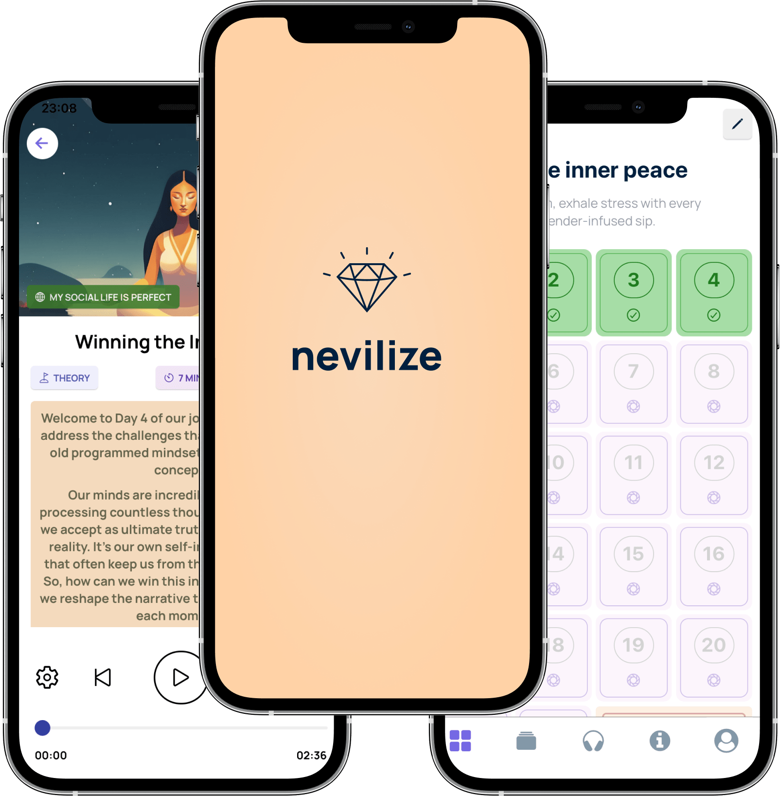 Nevilize App Preview